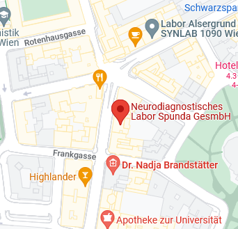 map of vienna, Laboratory marked